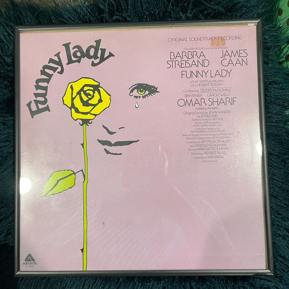 Barbara Streisand Funny Lady Framed Vinyl